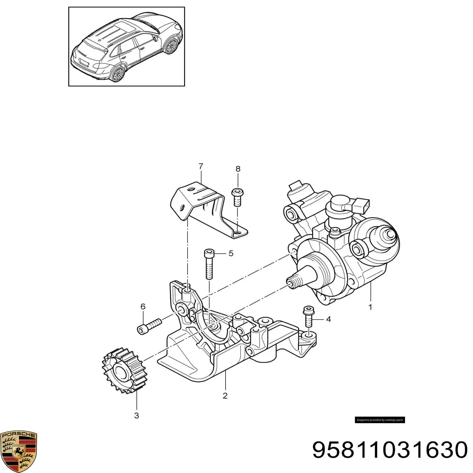 95811031630 Porsche 