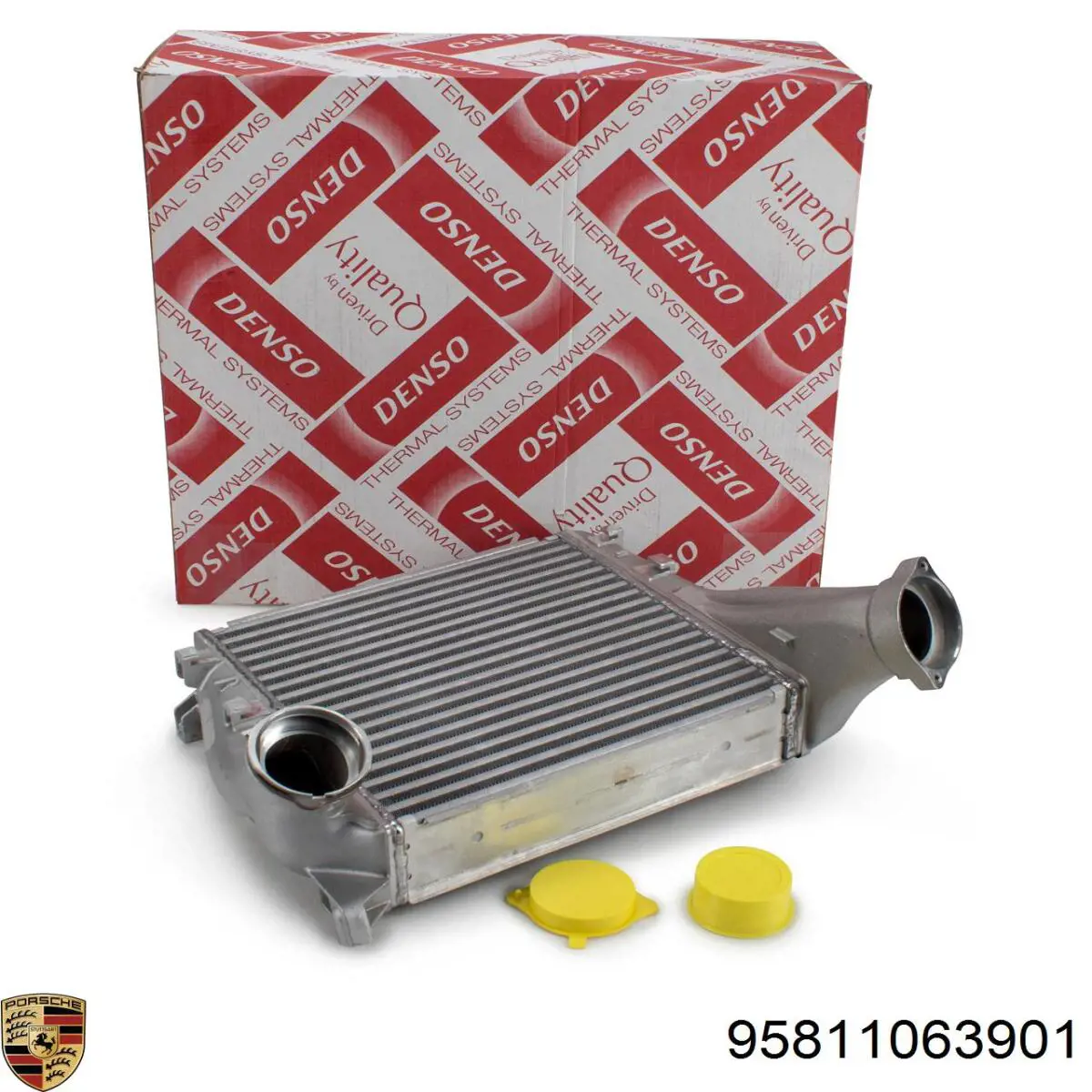 95811063901 Porsche Охладитель наддувочного воздуха
