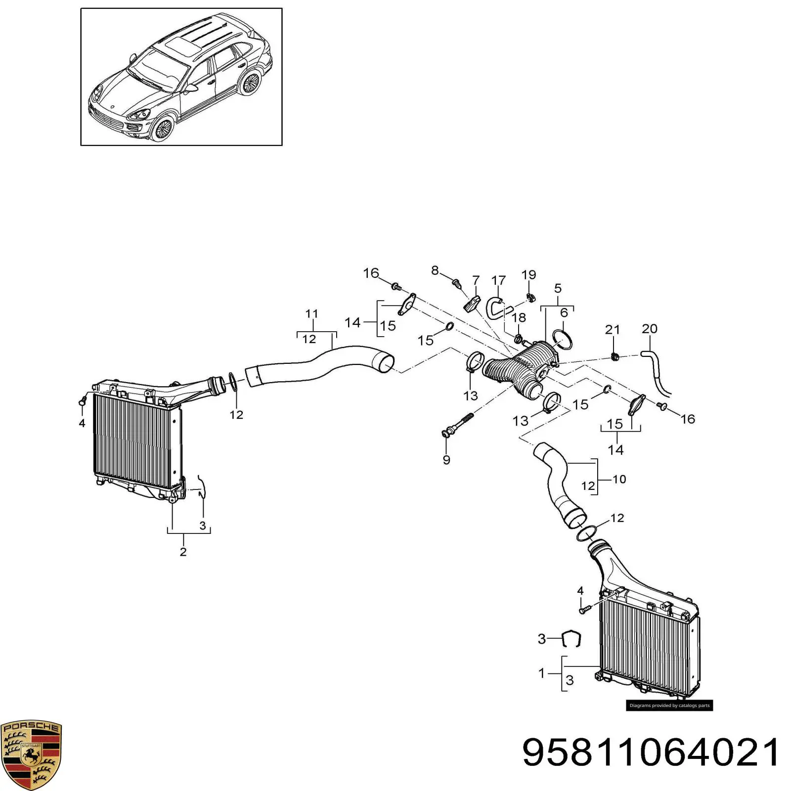 Купить DIT28021 Denso Интеркулер
