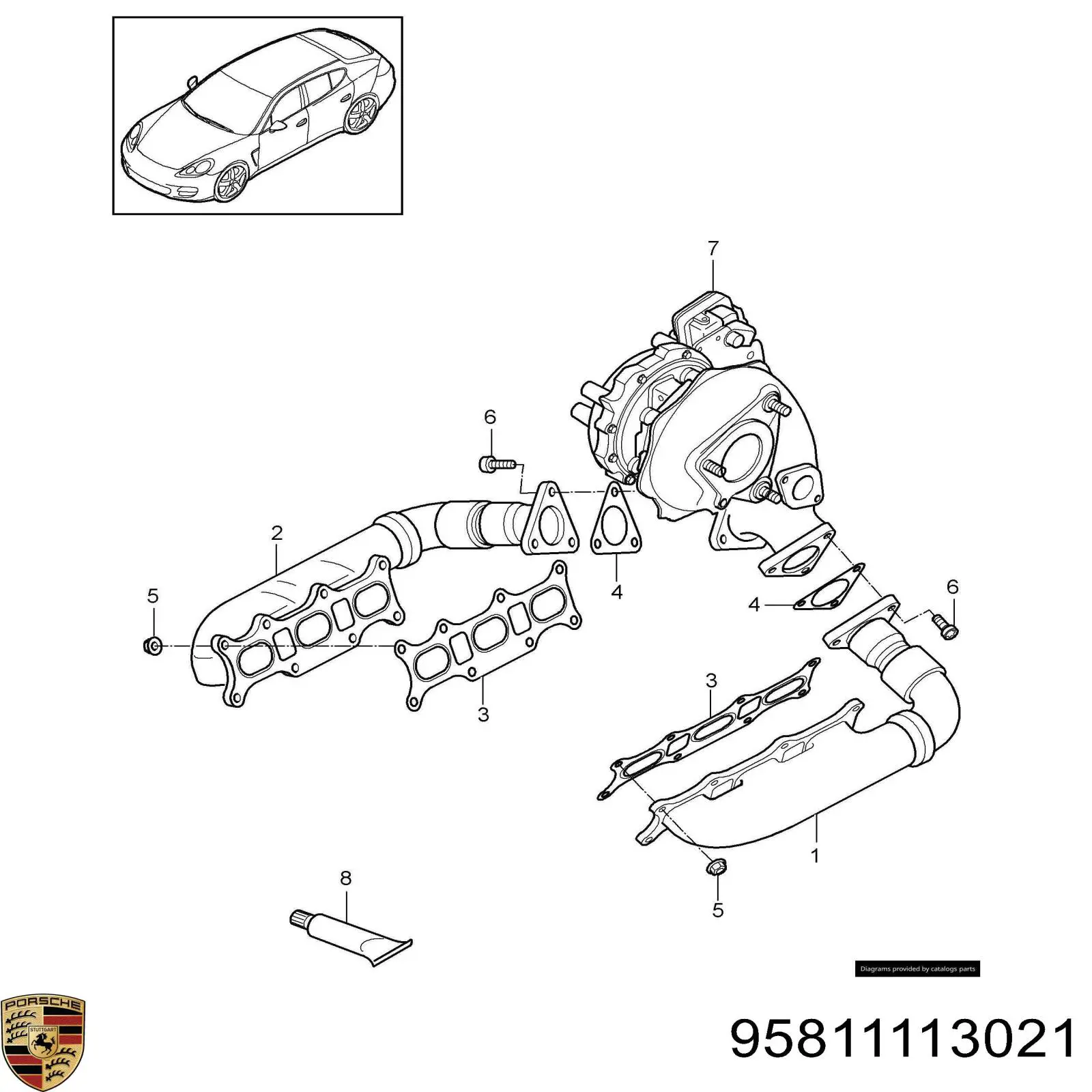  95811113021 Porsche