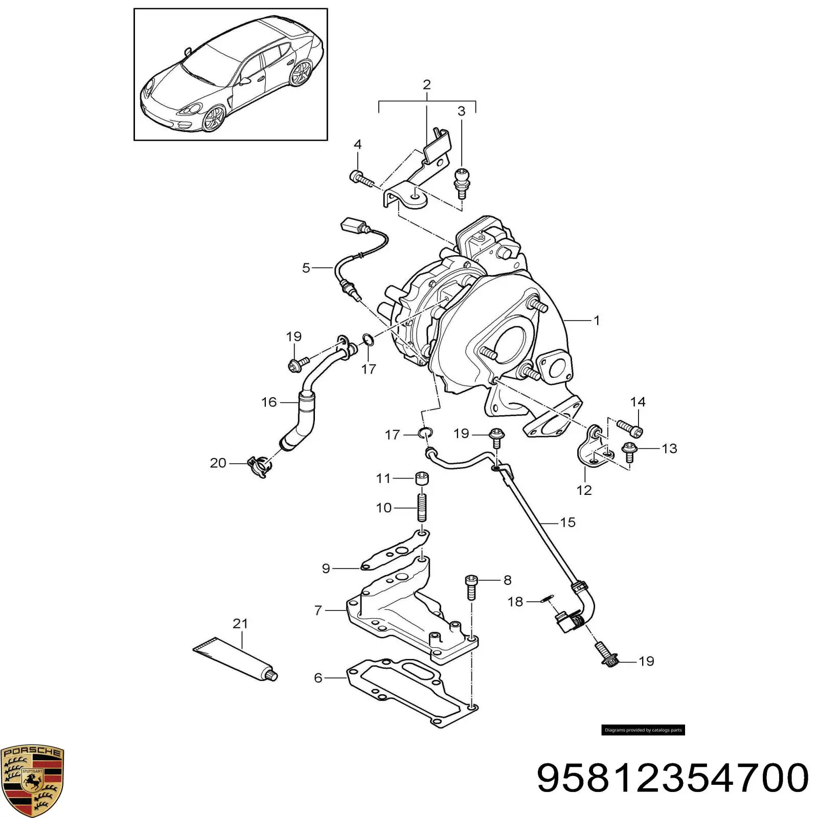 95812354700 Porsche 