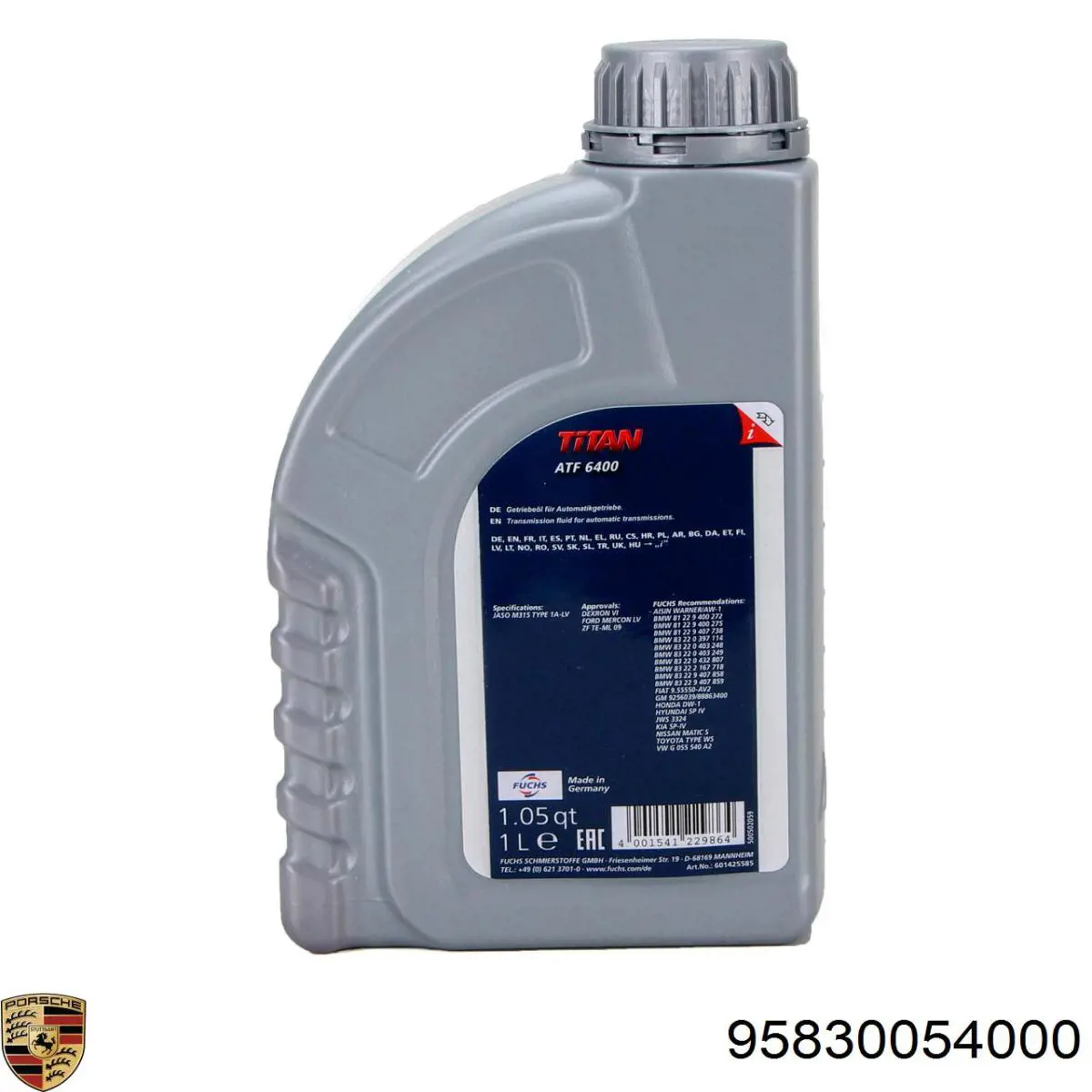 95830054000 PORSCHE Aceite caja de cambios original y equivalente