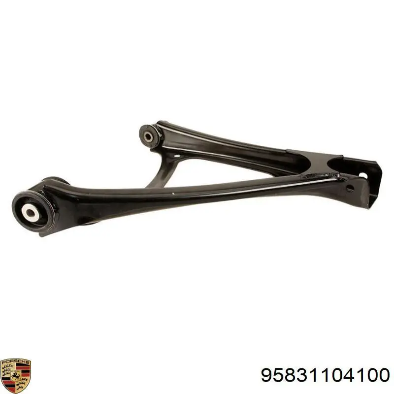 Brazo suspension (control) trasero inferior izquierdo 95831104100 Porsche