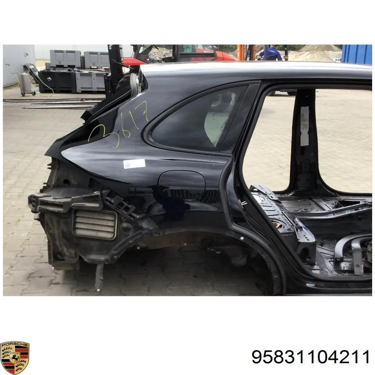 95831104211 Porsche Балансир задний нижний, правый