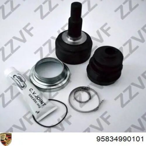 Граната колесная Porsche 95834990101 цена, от 31.94 USD
