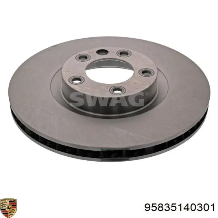 Передние тормозные диски 95835140301 Porsche