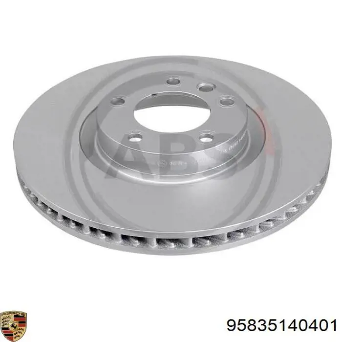 Купить 95835140401 Porsche Ротор тормозной