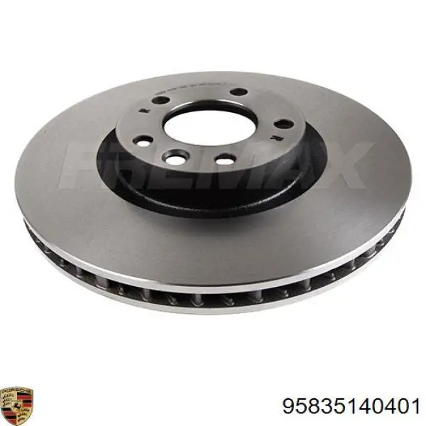 Передние тормозные диски 95835140401 Porsche