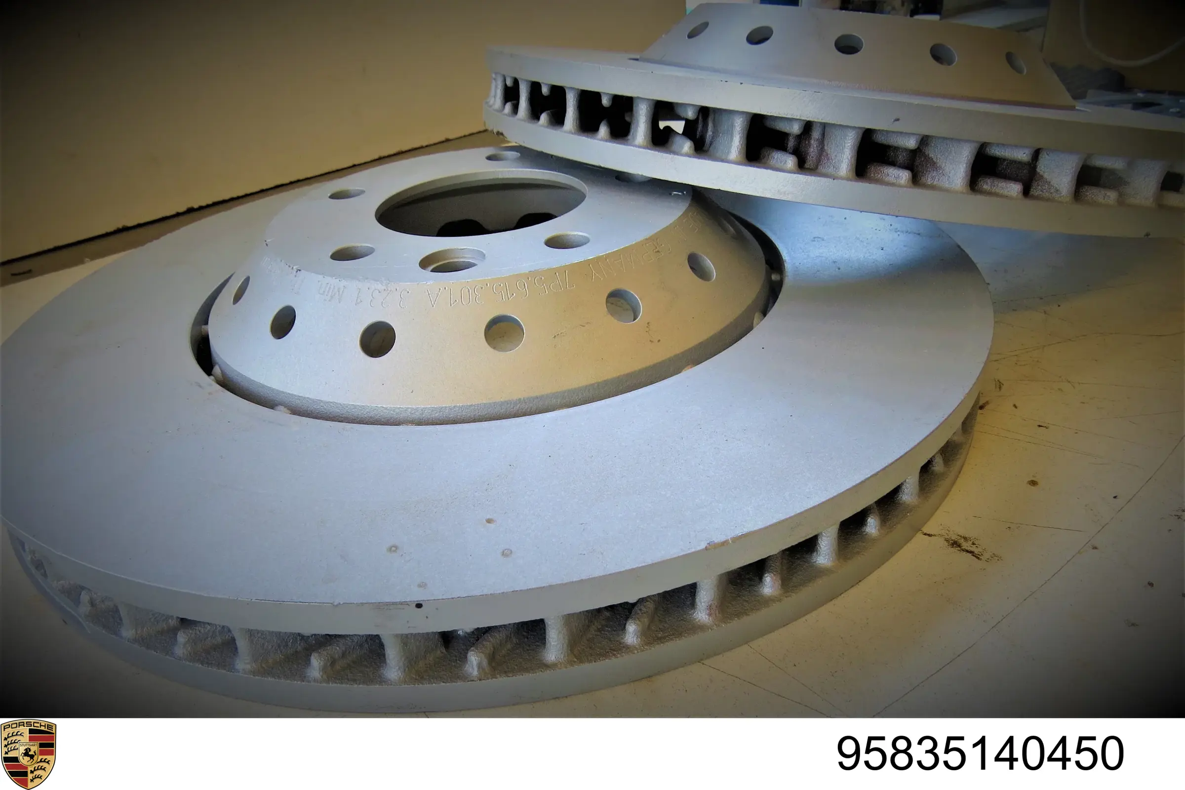 Купить 95835140450 Porsche Ротор тормозной