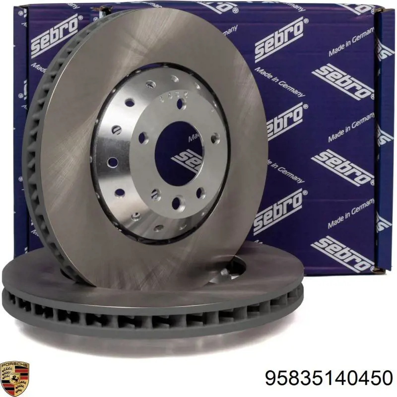 Тормоз дисковый передний Porsche 95835140450 цена, от 542.00 USD