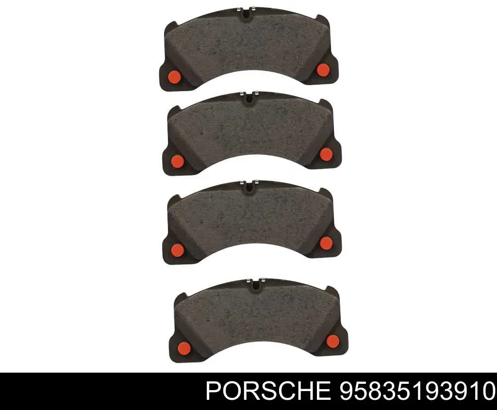 95835193910 Porsche передние тормозные колодки