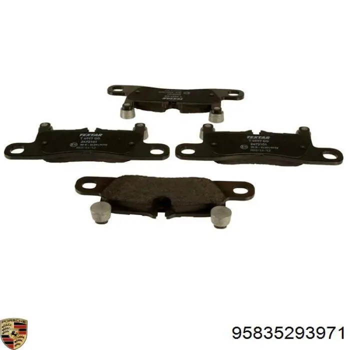 Колодки дисковые  Porsche 95835293971 цена, от 32.29 USD