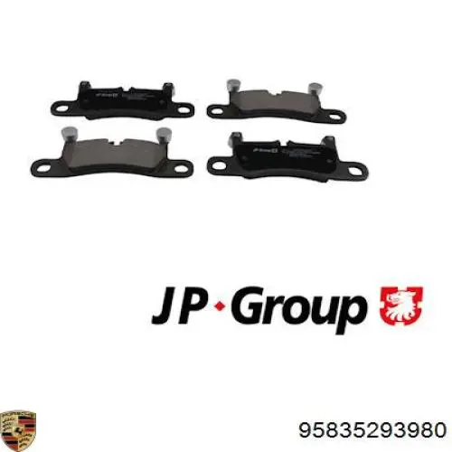 Колодки дисковые  Porsche 95835293980 цена, от 132.97 USD