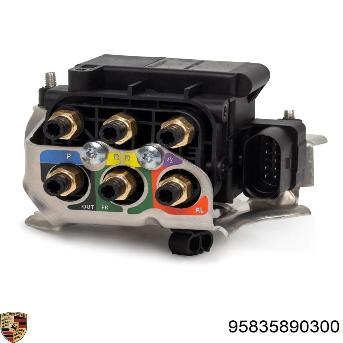 Купить 95835890300 Porsche Блок клапанов регулируемой подвески