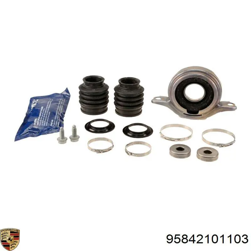 95842101103 Porsche junta universal traseira montada