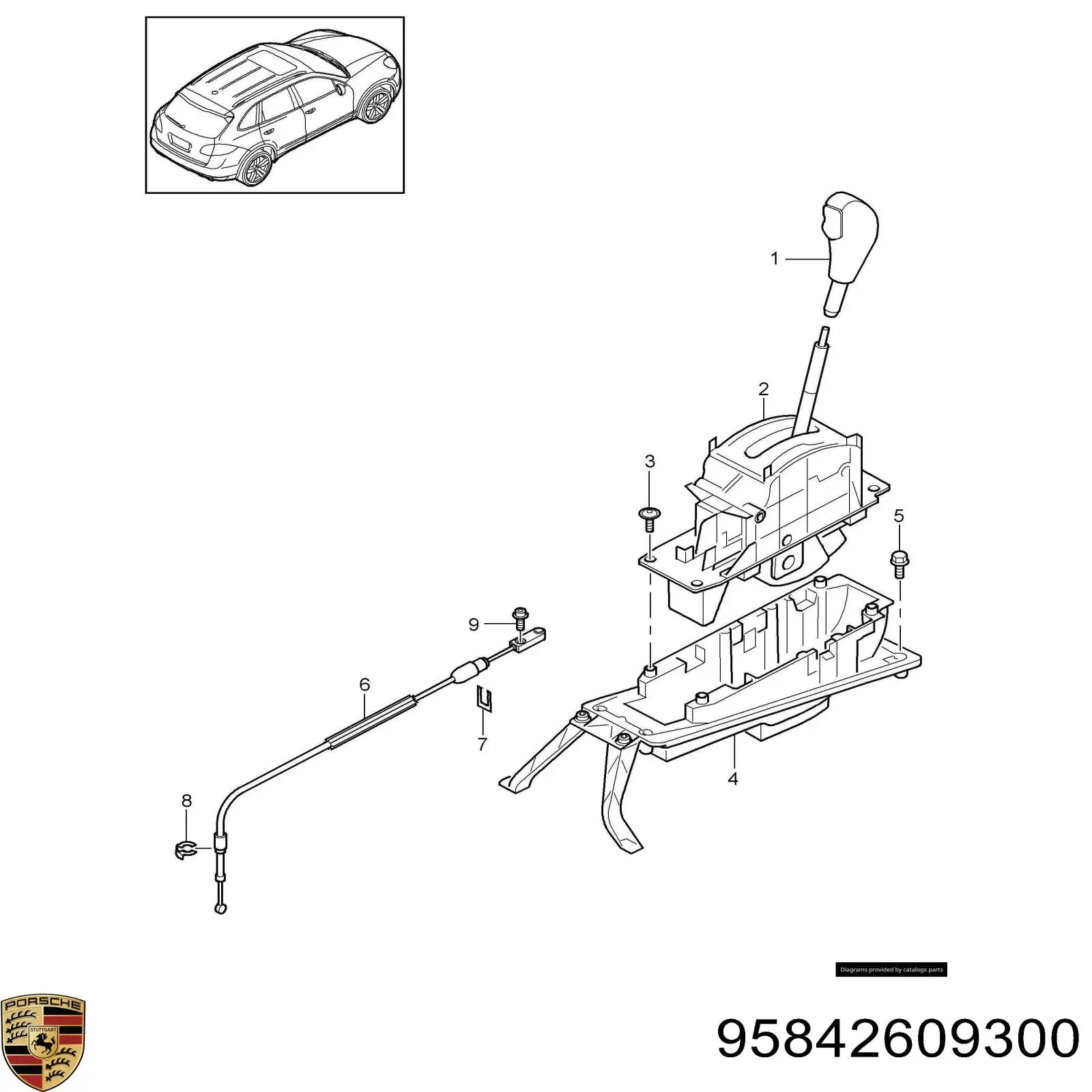  Porsche 95842609300 цена, от 38.22 USD