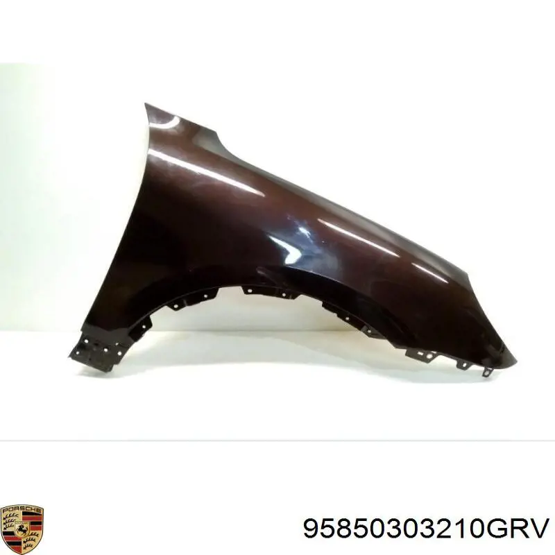 Крыло переднее правое 95850303210GRV Porsche