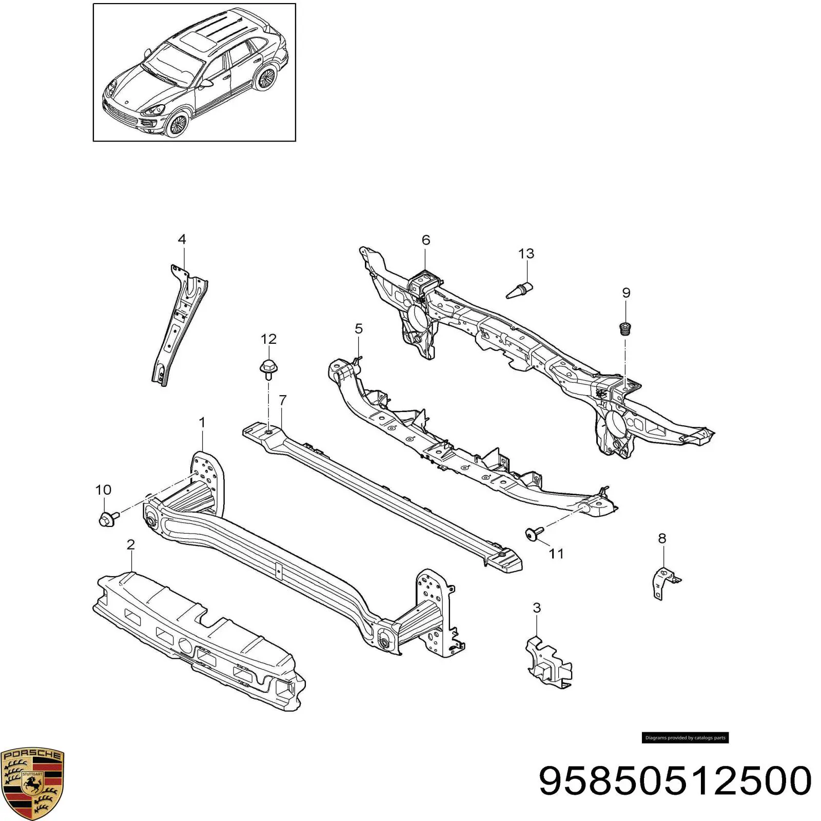  95850512500 Porsche