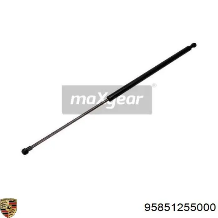 Амортизатор багажника 95851255000 Porsche