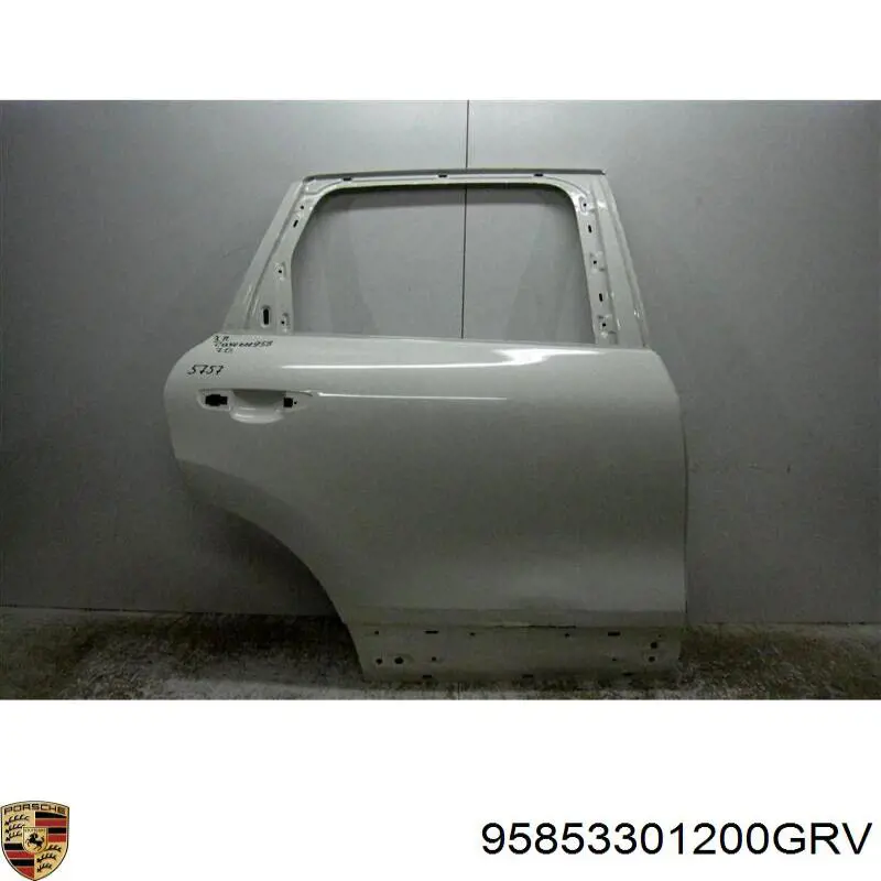 Дверь пассажирская задняя правая Porsche 95853301200GRV цена, от 354.75 USD