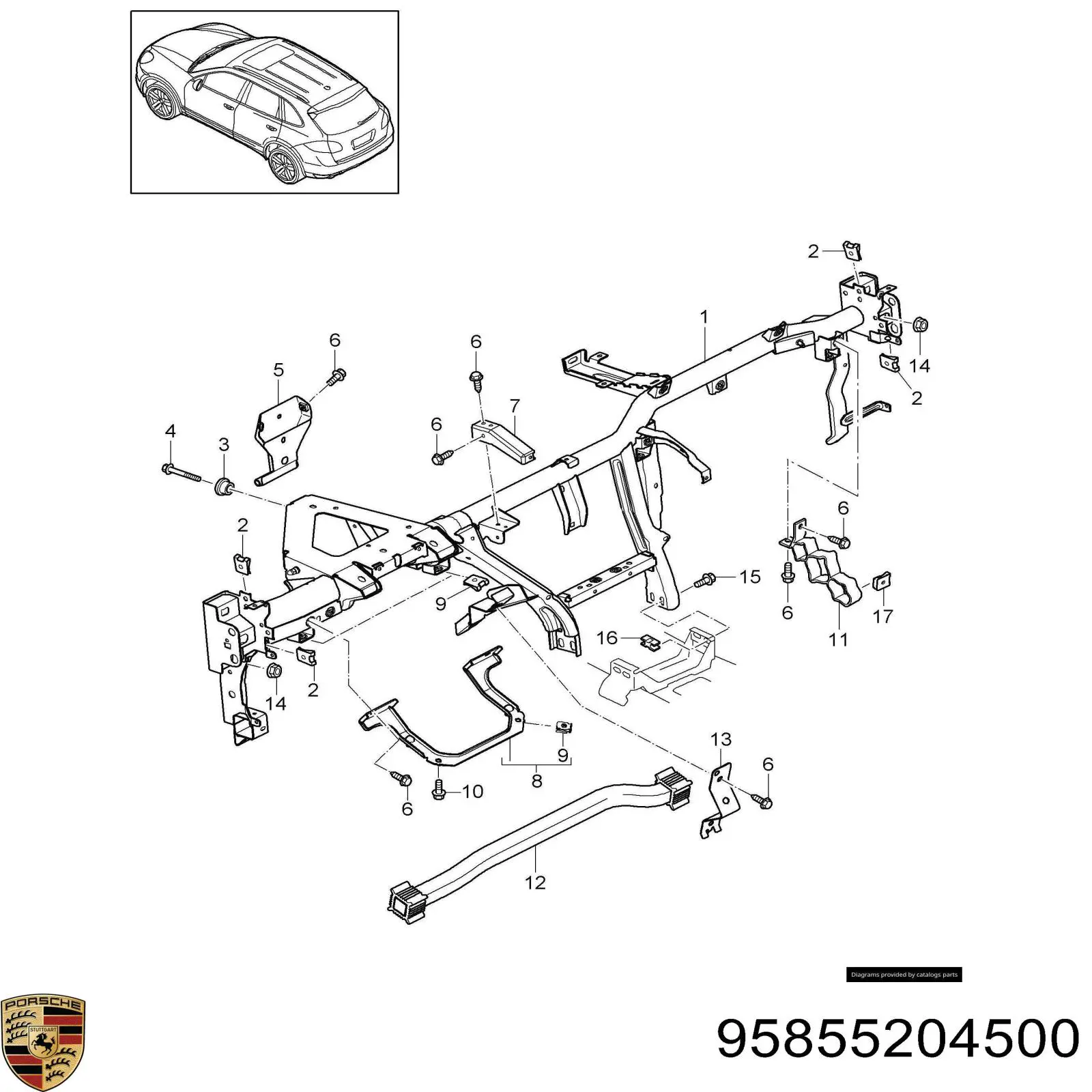 95855204500 Porsche 