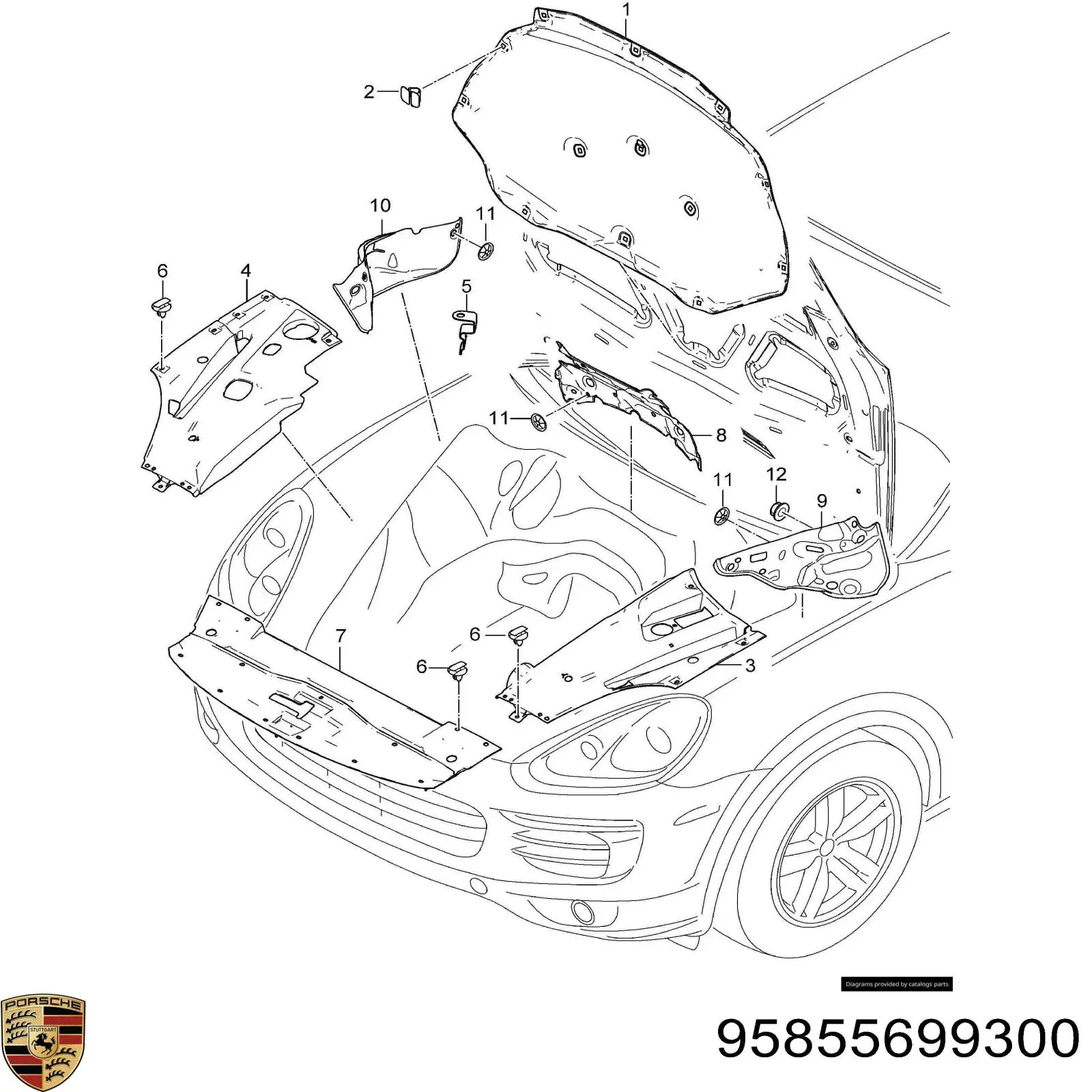  Porsche 95855699300 цена, от 21.59 USD