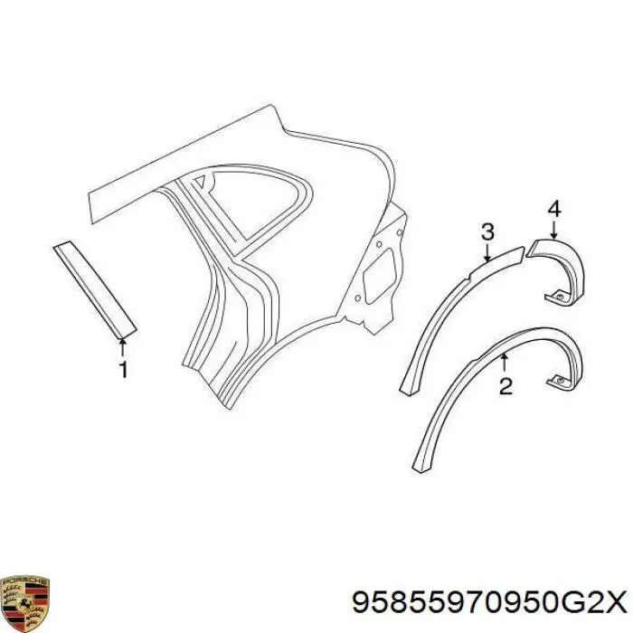 95855970950G2X Porsche 
