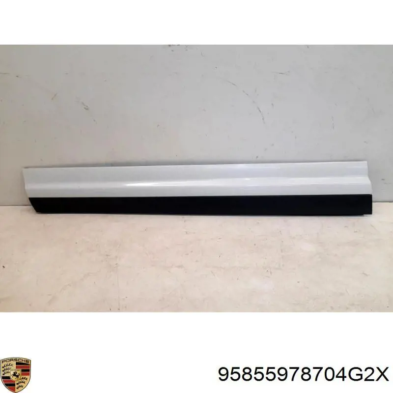 Молдинг двери передней левой нижний Porsche 95855978704G2X цена, от 61.30 USD