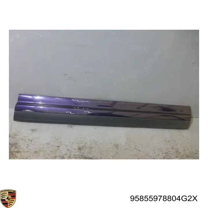 Молдинг двери передней правой нижний Porsche 95855978804G2X цена, от 42.37 USD