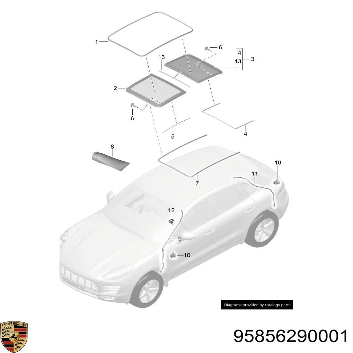  95856290001 Porsche