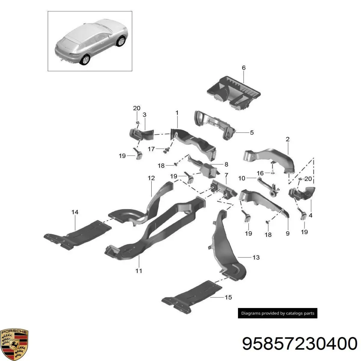  Porsche 95857230400 цена, от 11.40 USD
