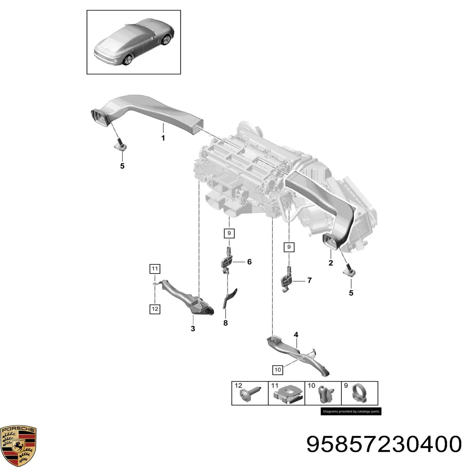 Купить 95857230400 Porsche 