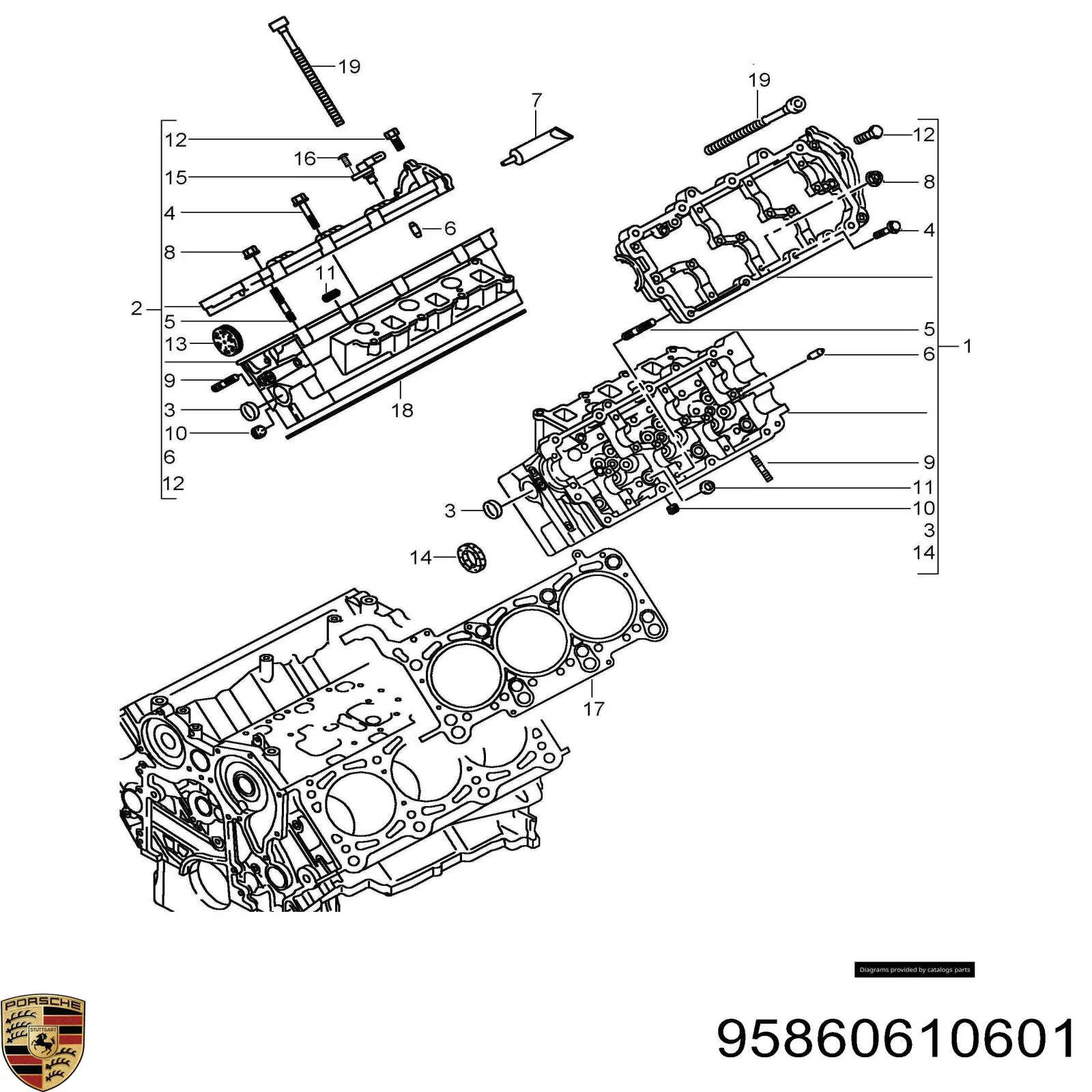 Датчик распредвала 95860610601 Porsche