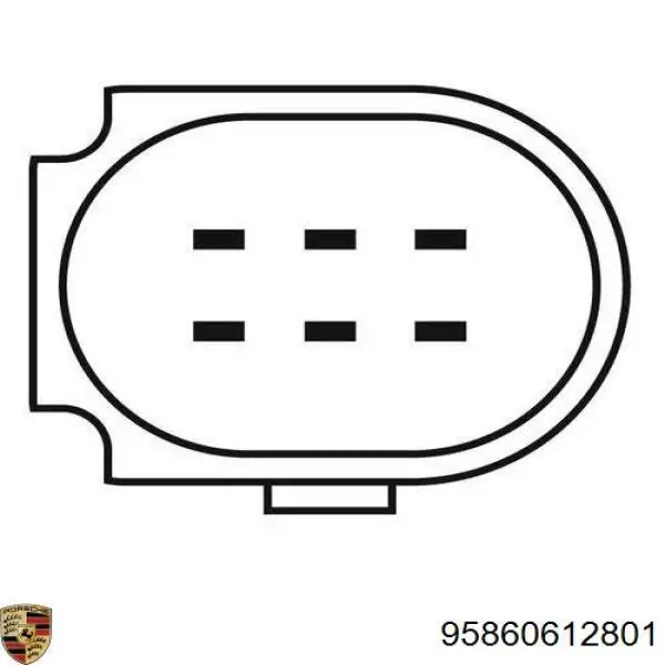 Купить 95860612801 Porsche Датчик кислорода до катализатора