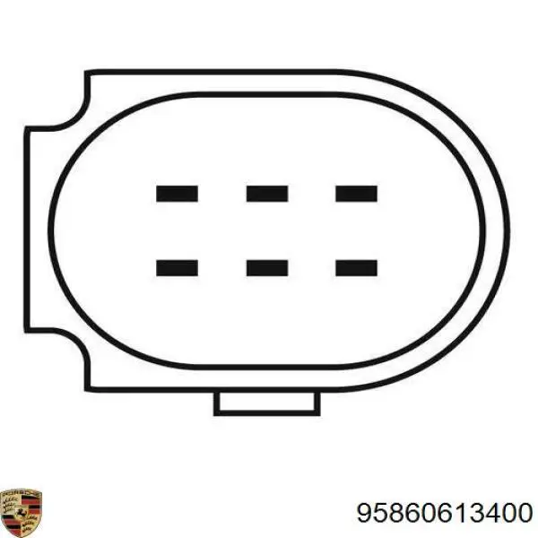 Купить 95860613400 Porsche Датчик кислорода до катализатора