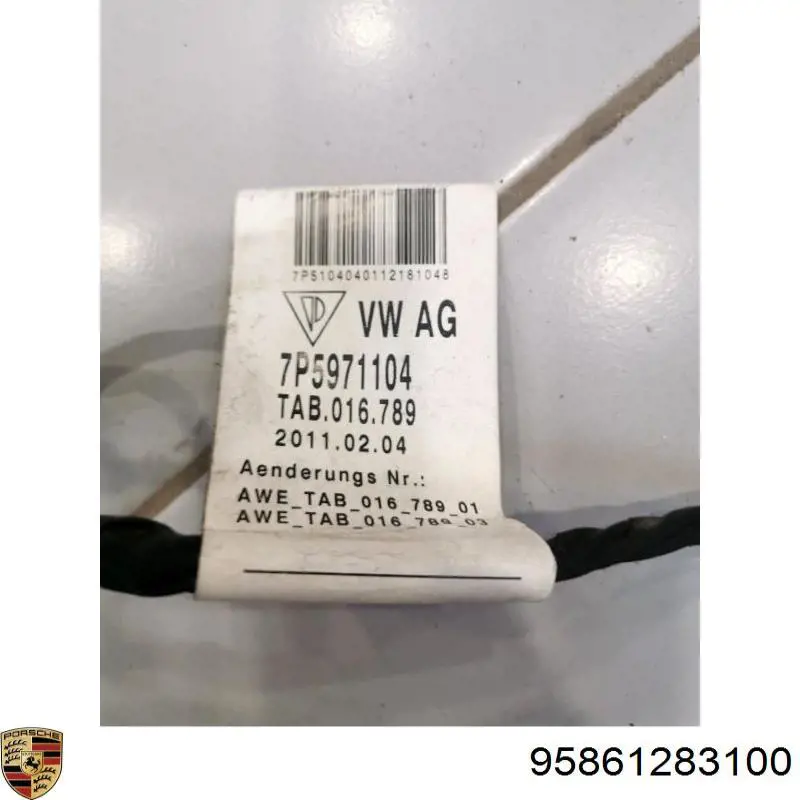Кабель (провод) парктроника бампера заднего Porsche 95861283100 цена, от 26.55 USD