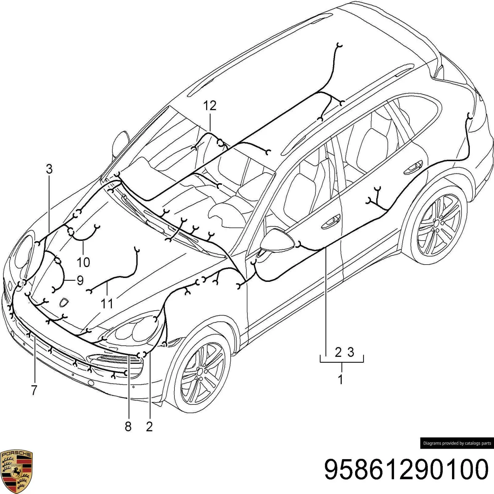 95861290100 Porsche 