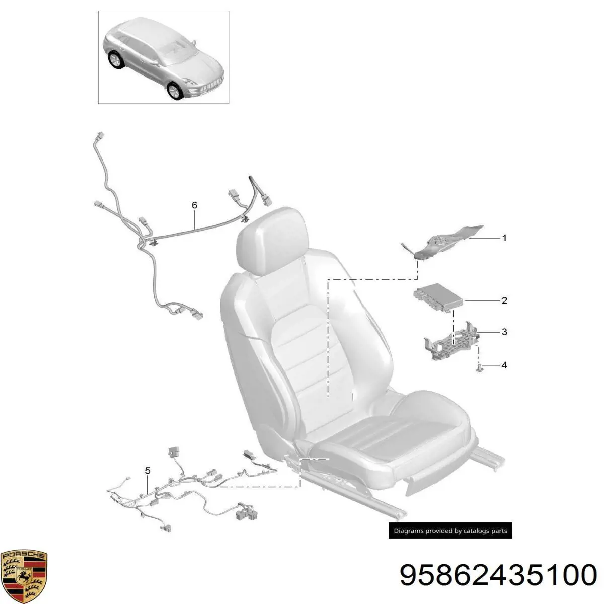 95862435100 Porsche 