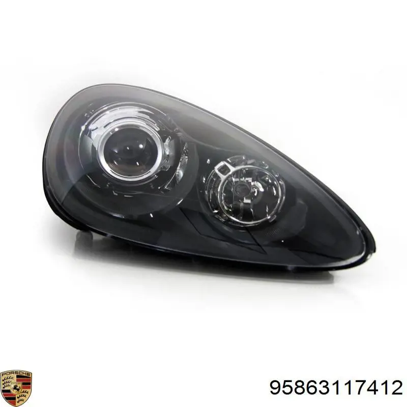 Правая блок фара Porsche 95863117412 цена, от 996.64 USD