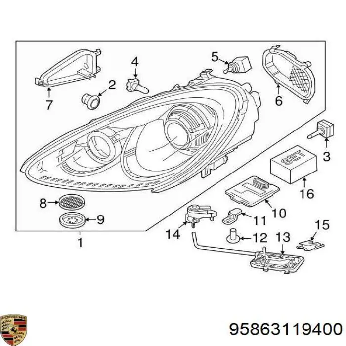  95863119400 Porsche