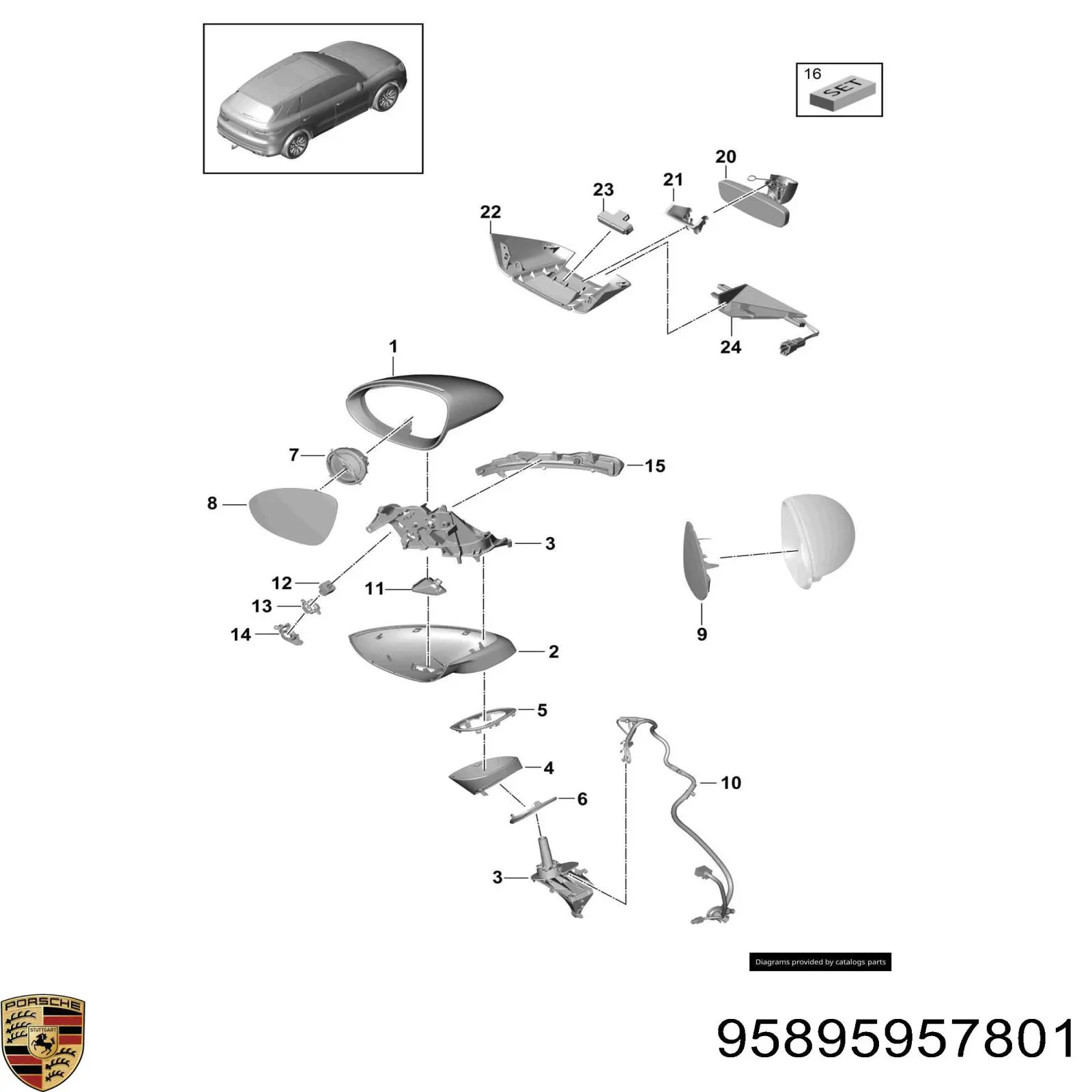 95895957801 Porsche 