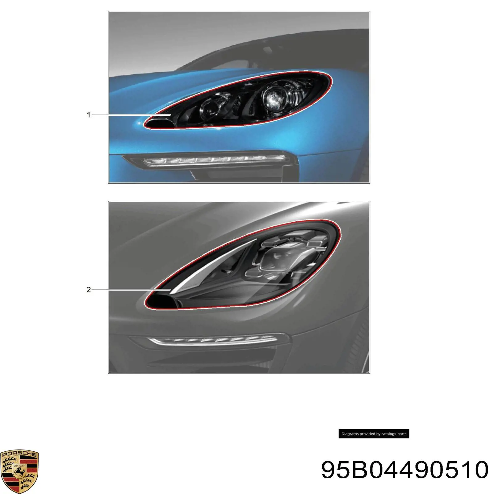  Porsche 95B04490510 цена, от 3304.33 USD