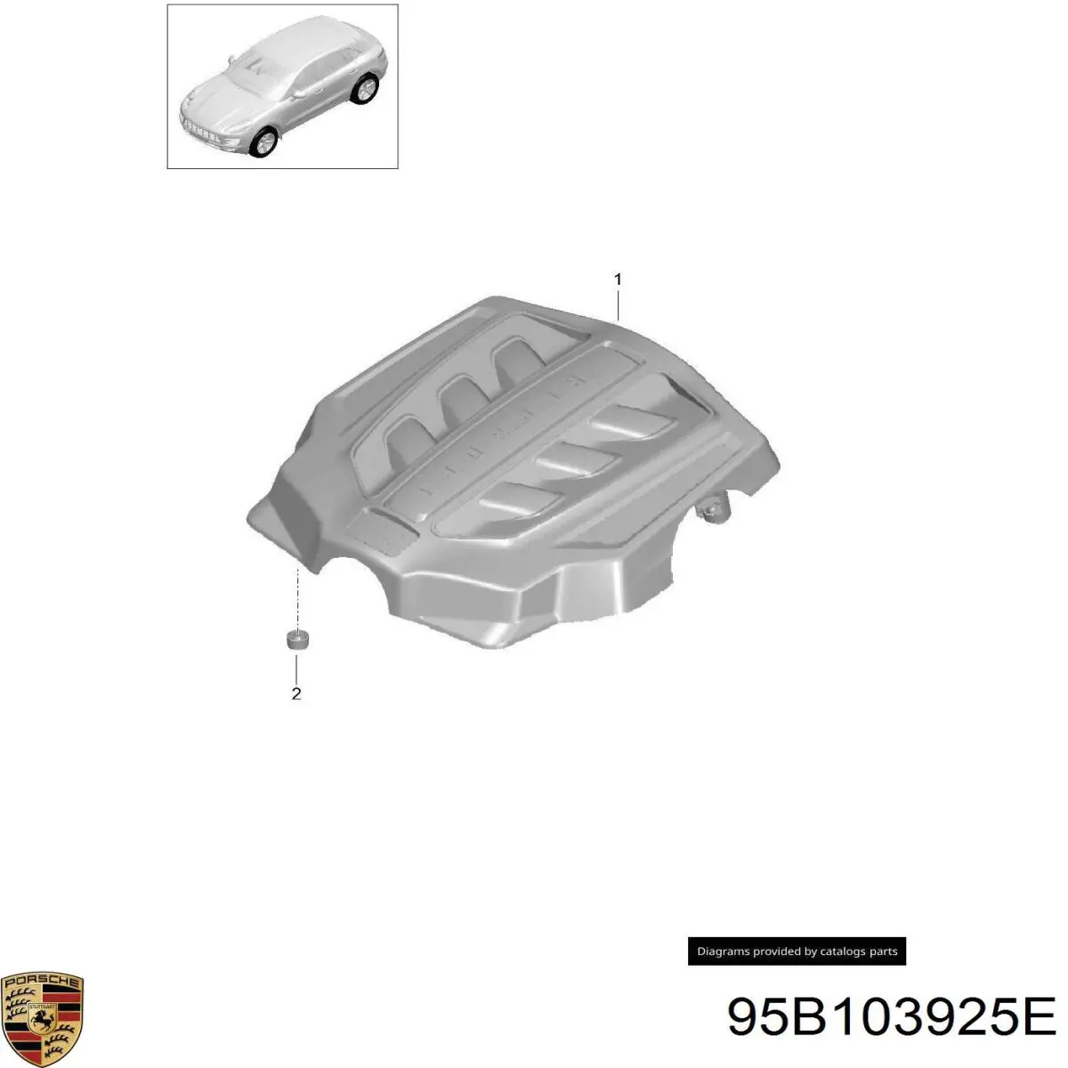 95B103925E Porsche 