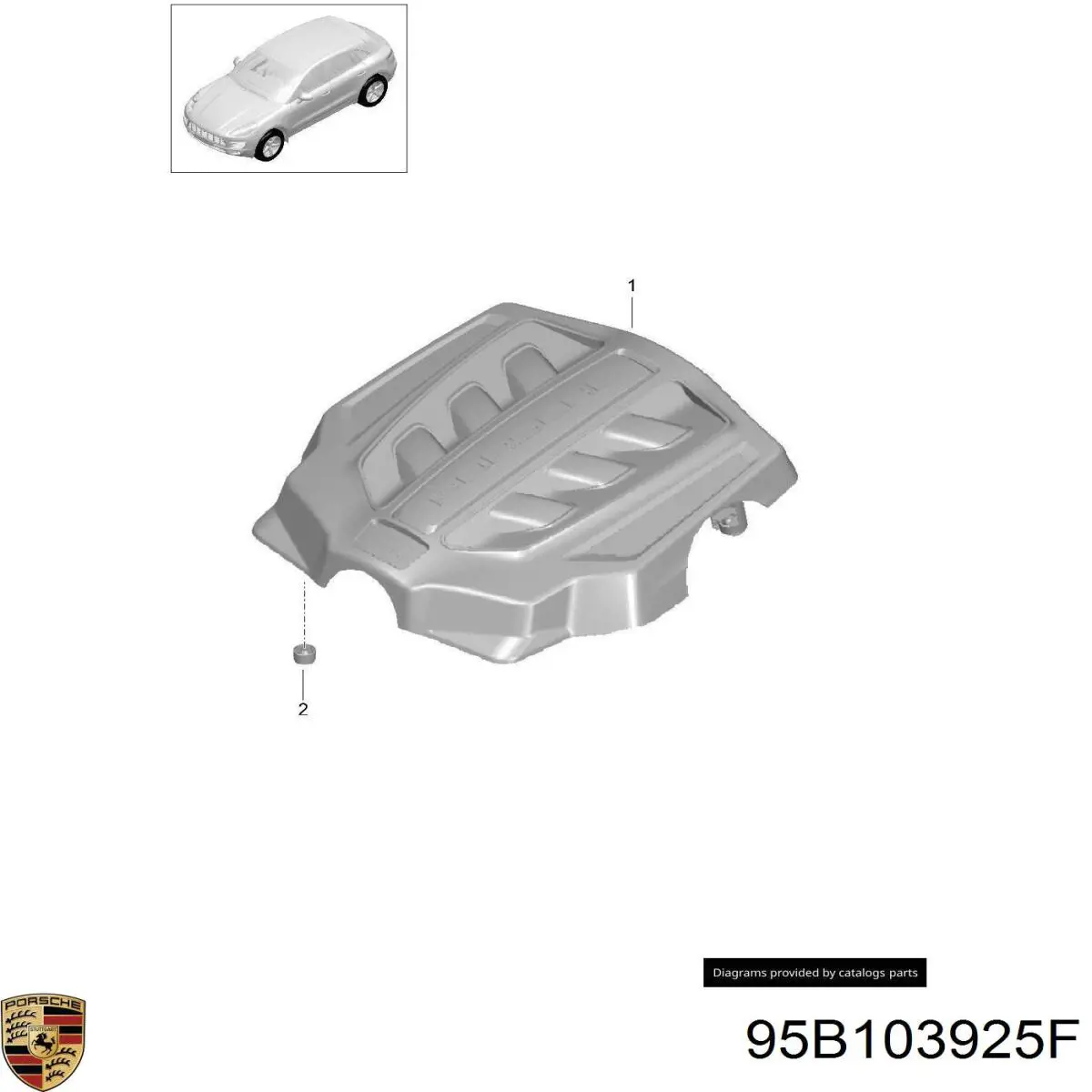 95B103925F Porsche 