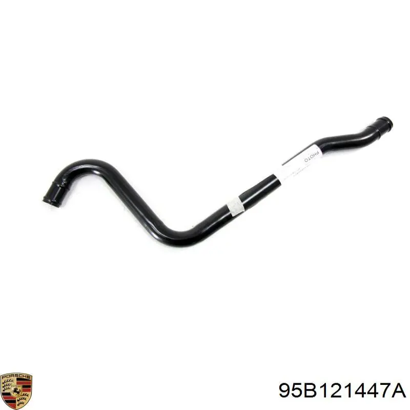 Шланг расширительного бачка верхний 95B121447A Porsche