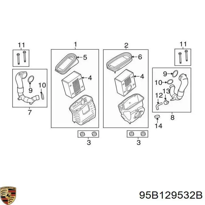  95B129532B Porsche