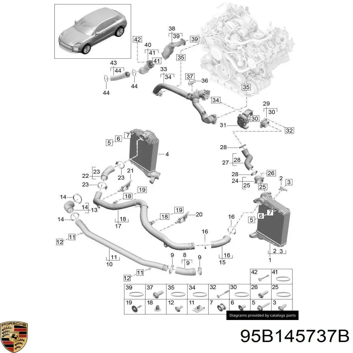 95B145737B Porsche 