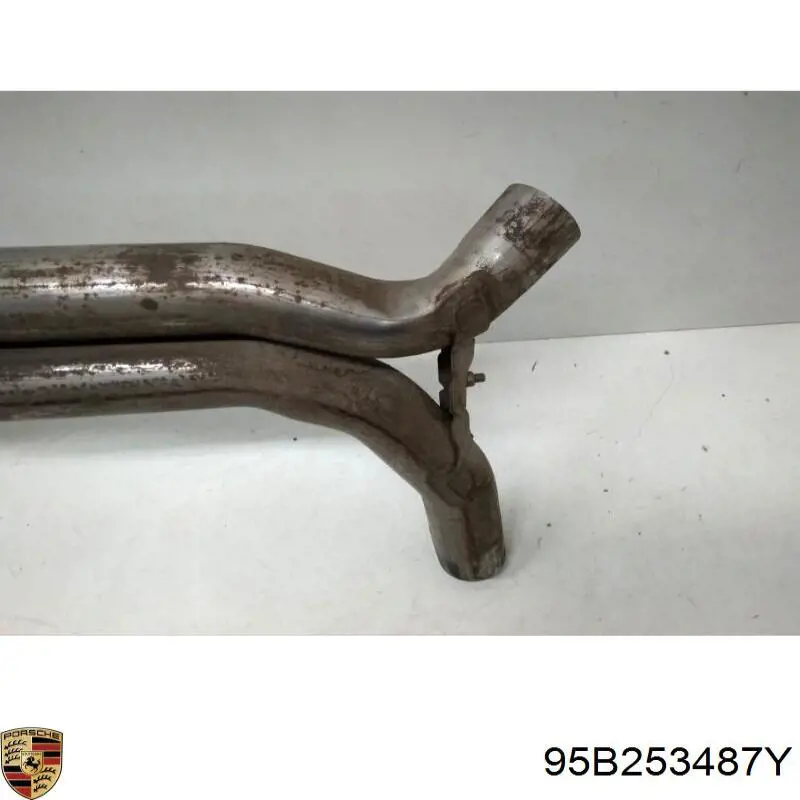 95B253487Y Porsche Глушитель центральный