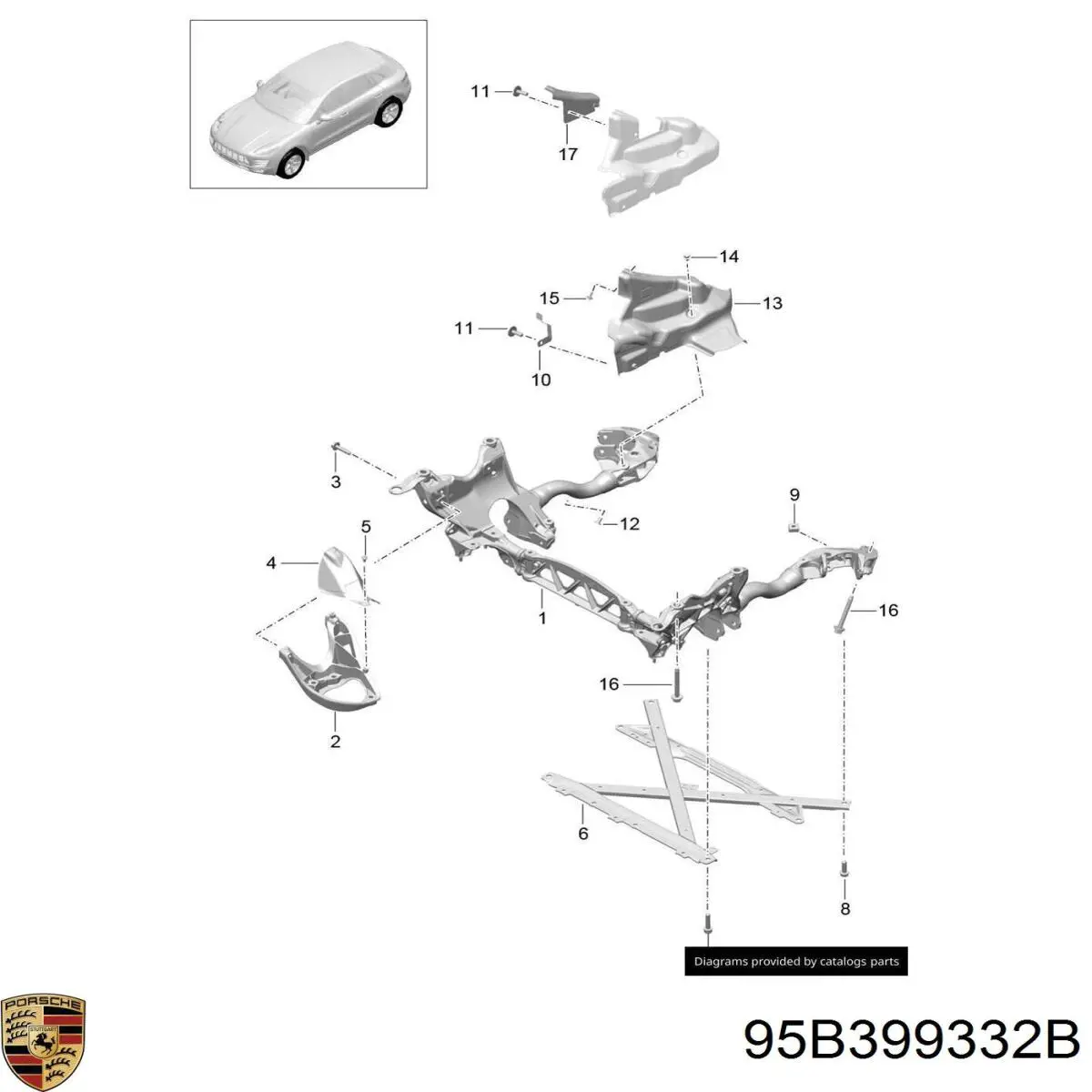 95B399332B Porsche 