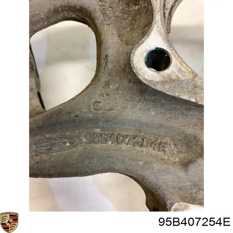 Купить 95B407254E Porsche Ось передняя и поворотные кулаки